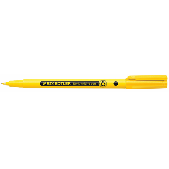 Staedtler Noris Writing Pen (0.6 mm, felt tip) (Bright Yellow, Single)